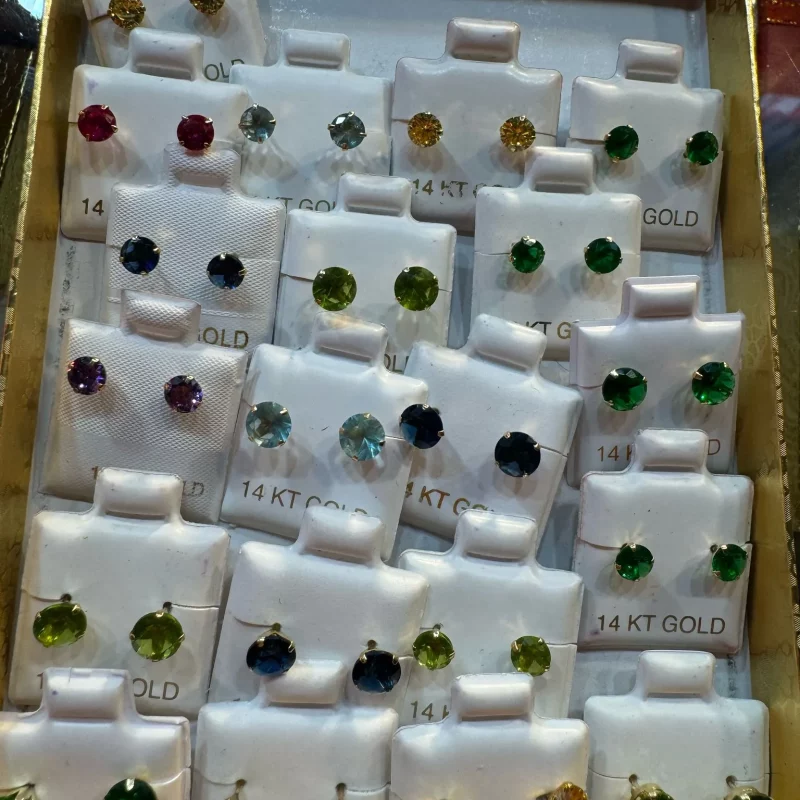 Aretes de Oro de 14k