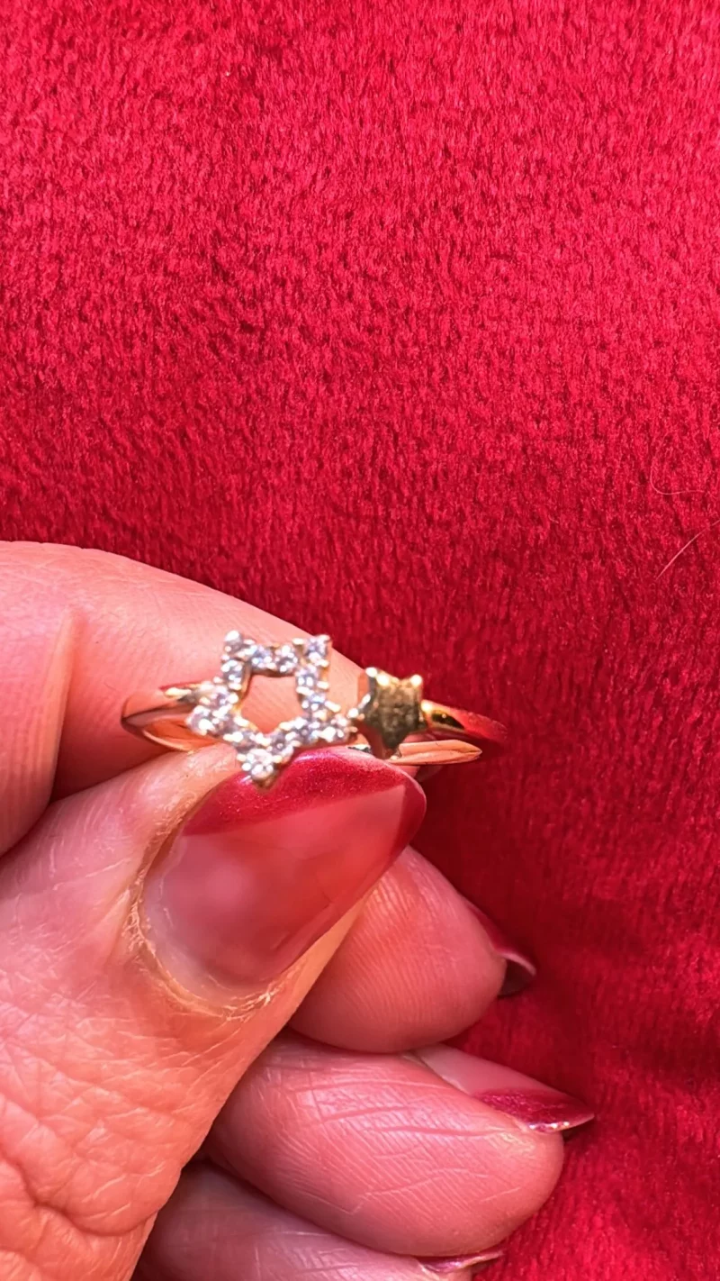 Anillo Diseño Estella 14K