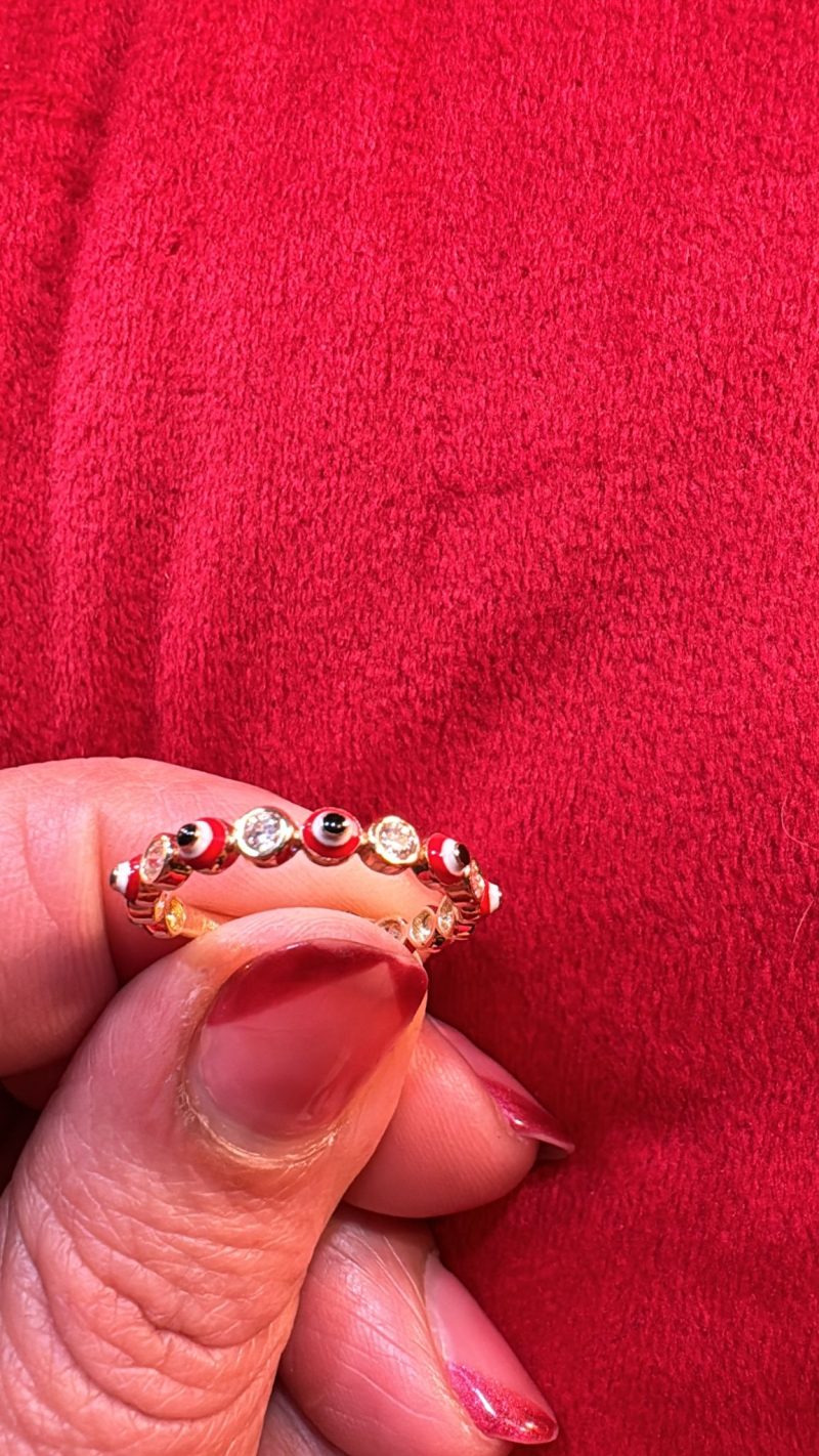 Anillo Ojitos 14K