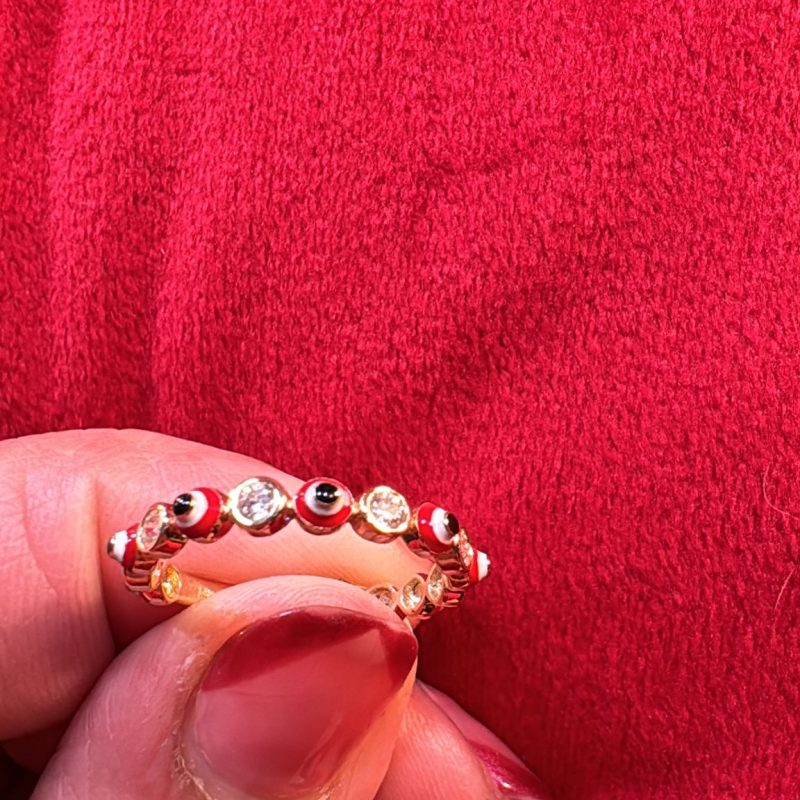 Anillo Ojitos 14K
