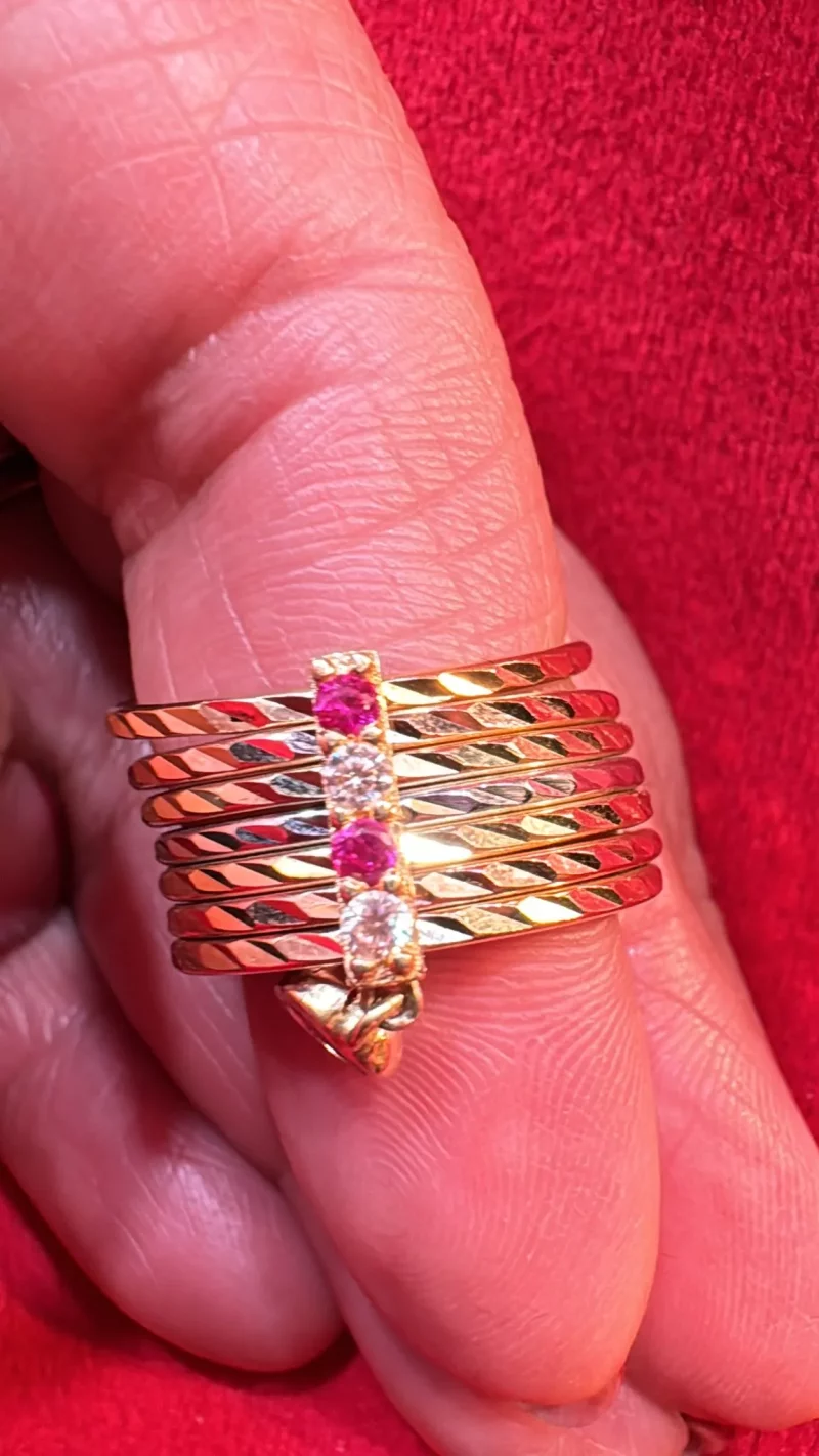 Anillo Diseño Semanario 14K