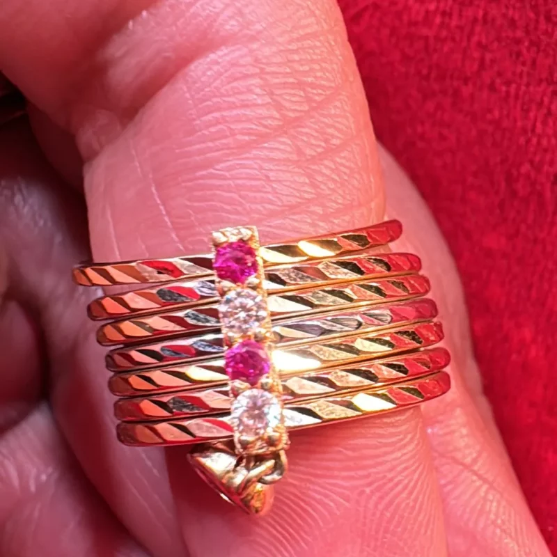 Anillo Diseño Semanario 14K