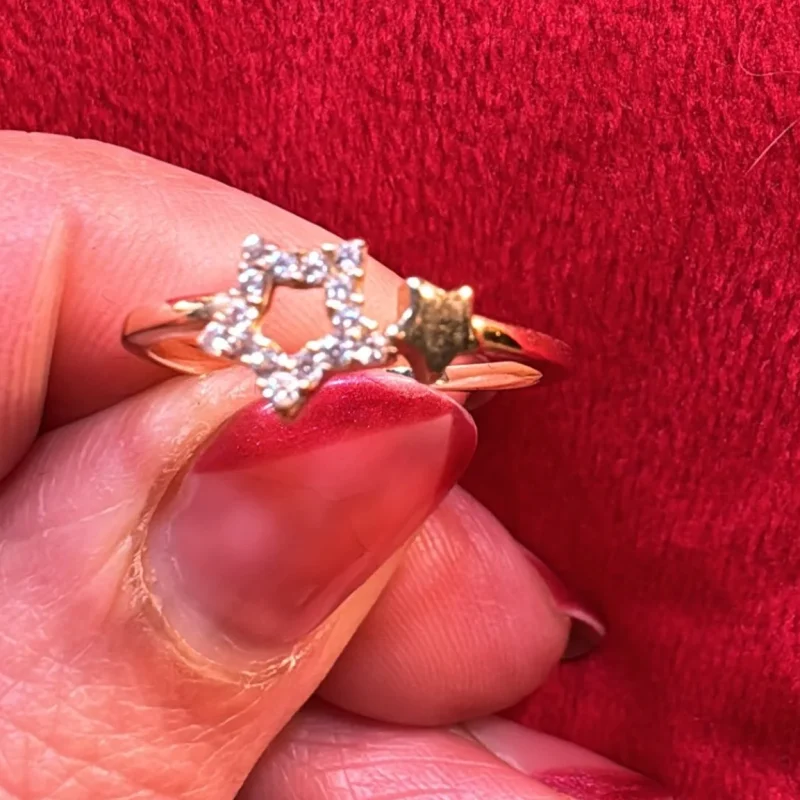 Anillo Diseño Estella 14K